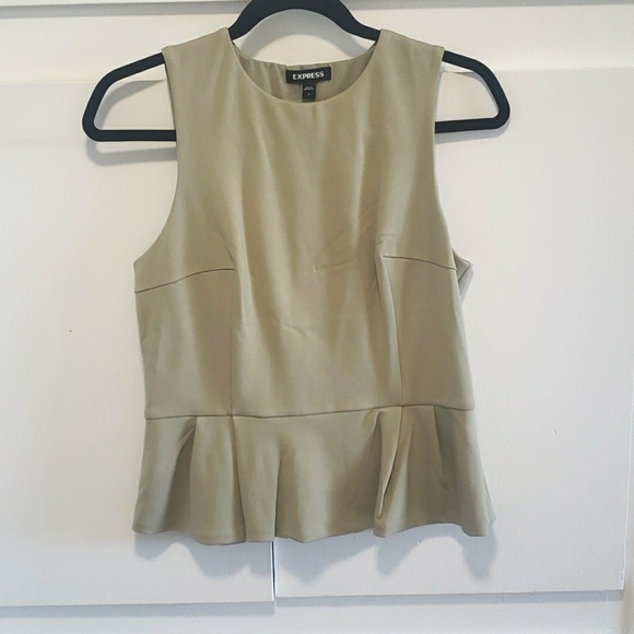 Ponte Crew Neck Express Sage Green Top - Picture 3 of 4